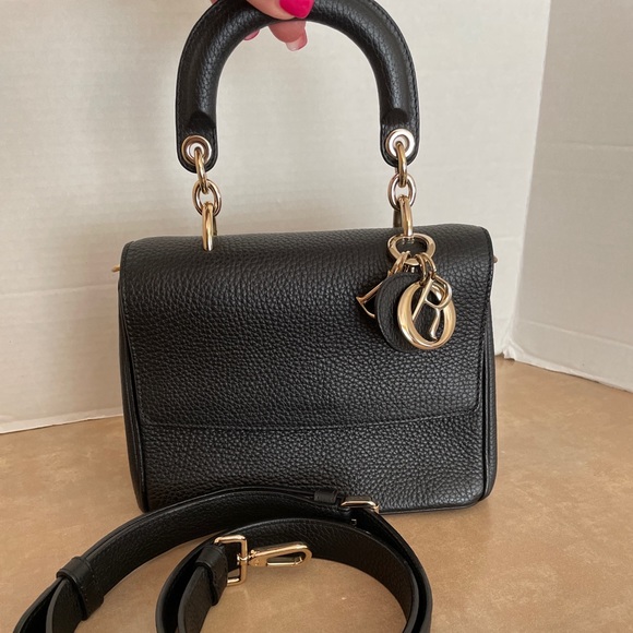 Christian Dior Be Bag Pebbled Leather Mini Satchel - Picture 13 of 14